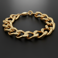 Collier chunky doré
