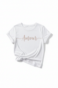 T-shirt Amour Blanc