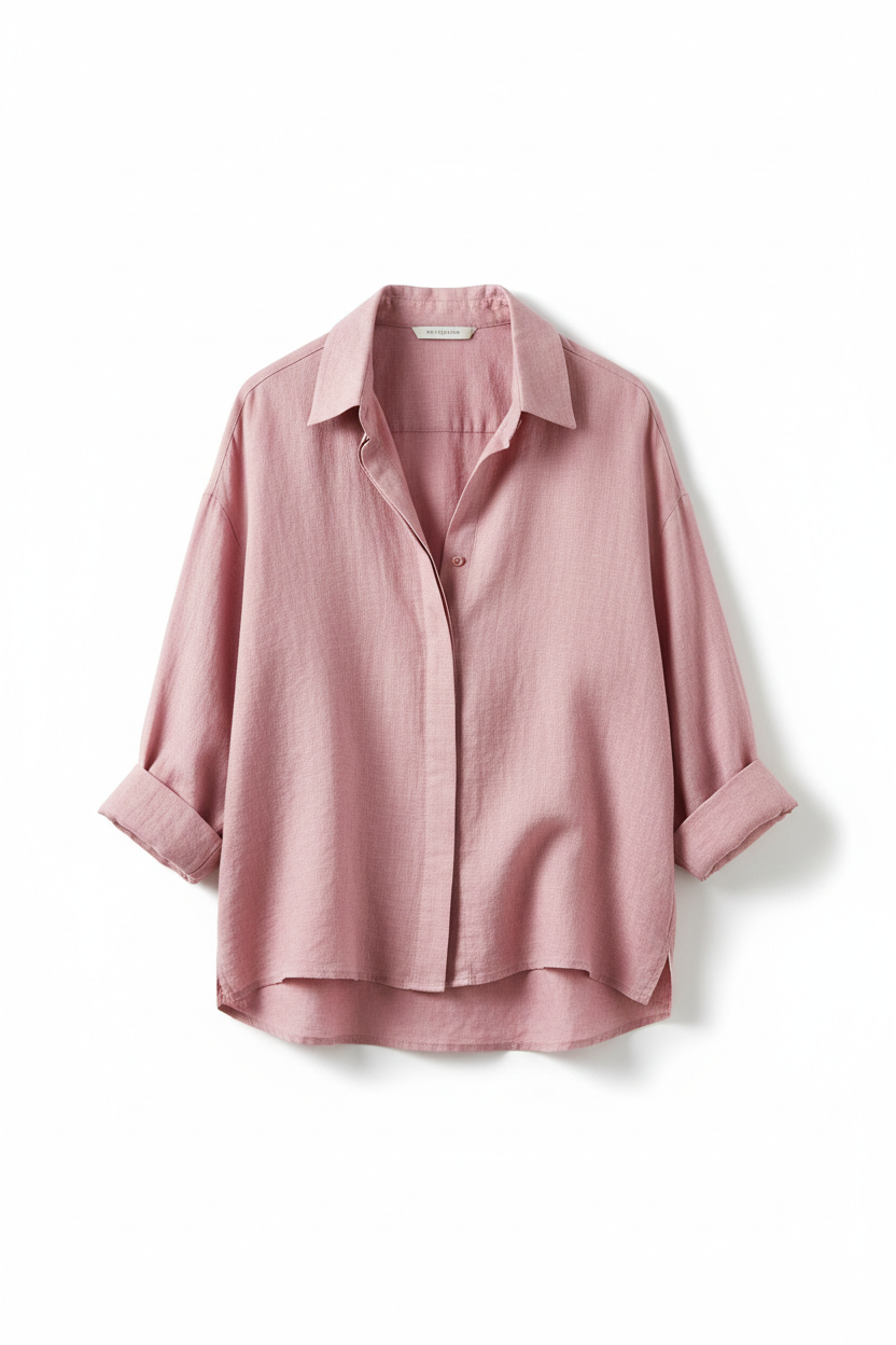 Chemise Lin Léna Rose