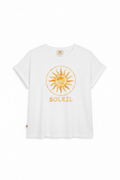 T-shirt Soleil Blanc