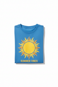 T-shirt Soleil Bleu