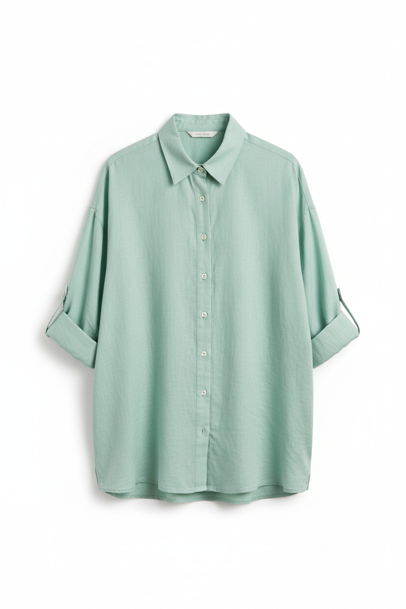 Chemise Lin Léna Vert d'eau